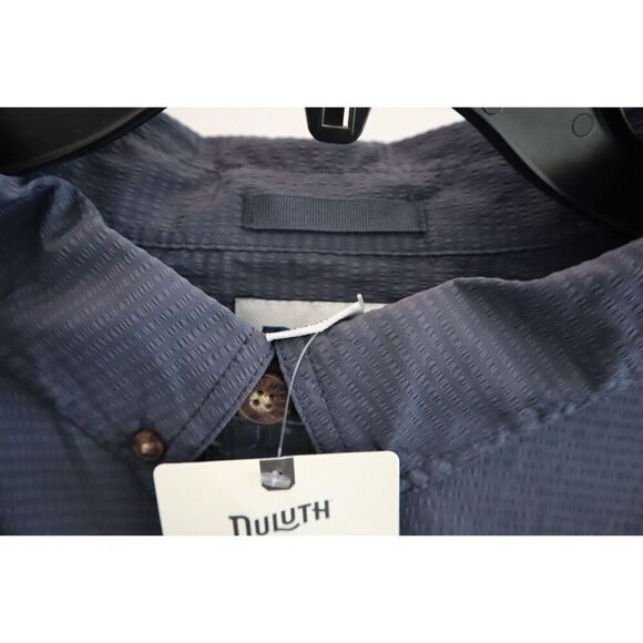 Duluth Trading 90850 Men's Sz 2XL Blue Untouchable Standard Fit L/S Shirt - Picture 3 of 8